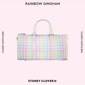 ‎Rainbow Gingham Duffle